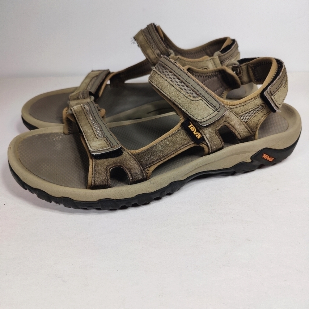 Teva Men's Hudson Brown Suede Hiking Outdoor Sandals Size 11
